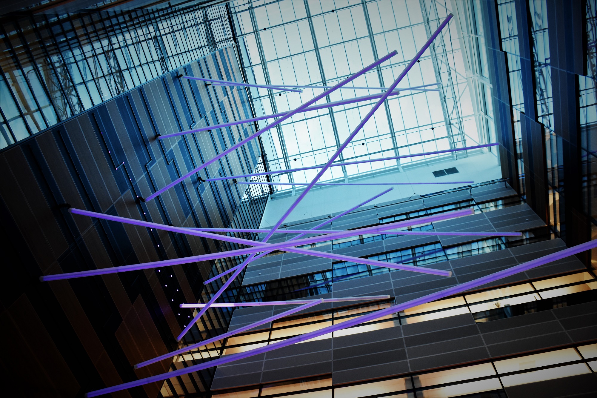 Light Pipes at Telia’s new HQ in Solna, Sweden