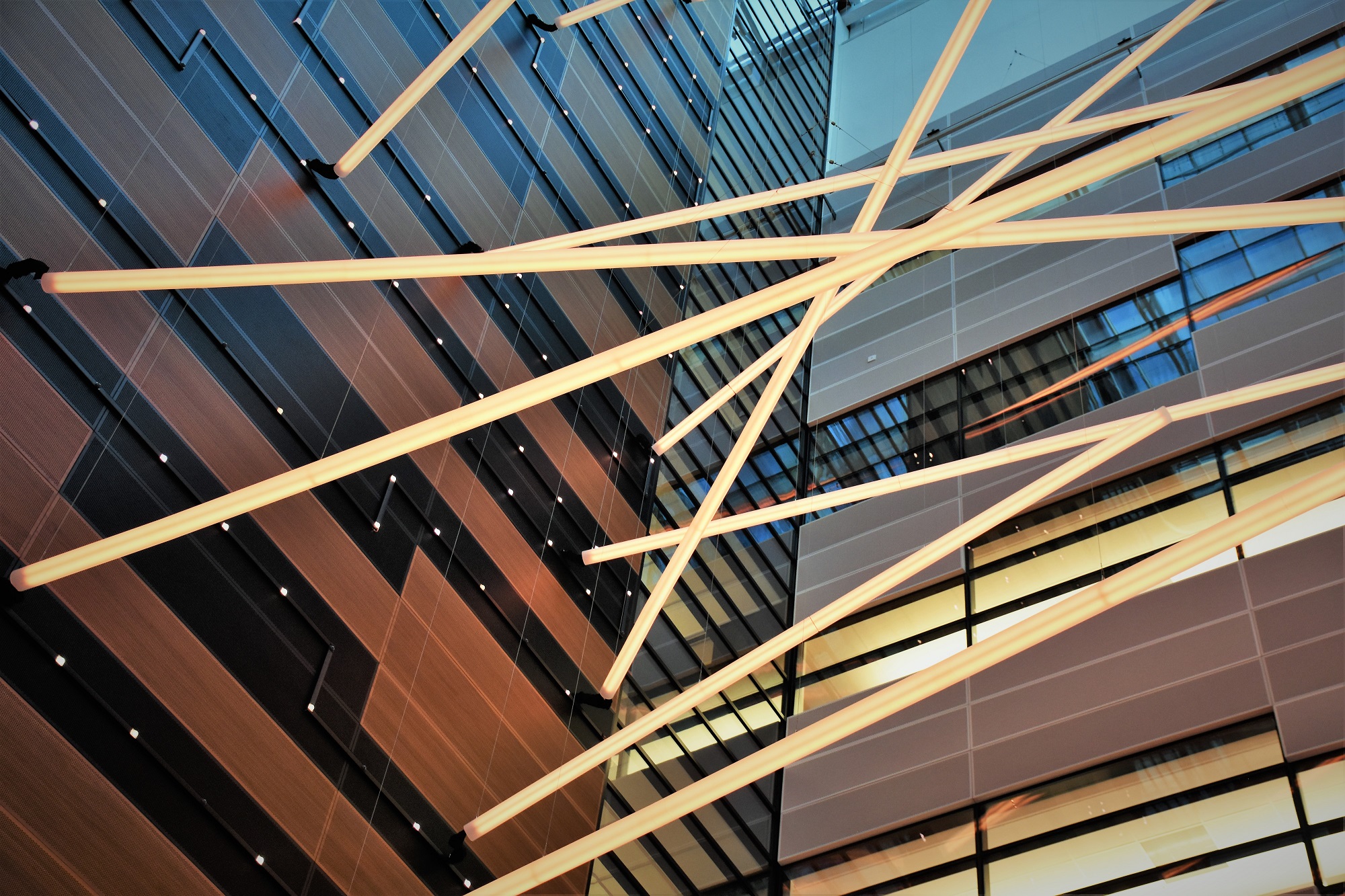 Light Pipes at Telia’s new HQ in Solna, Sweden
